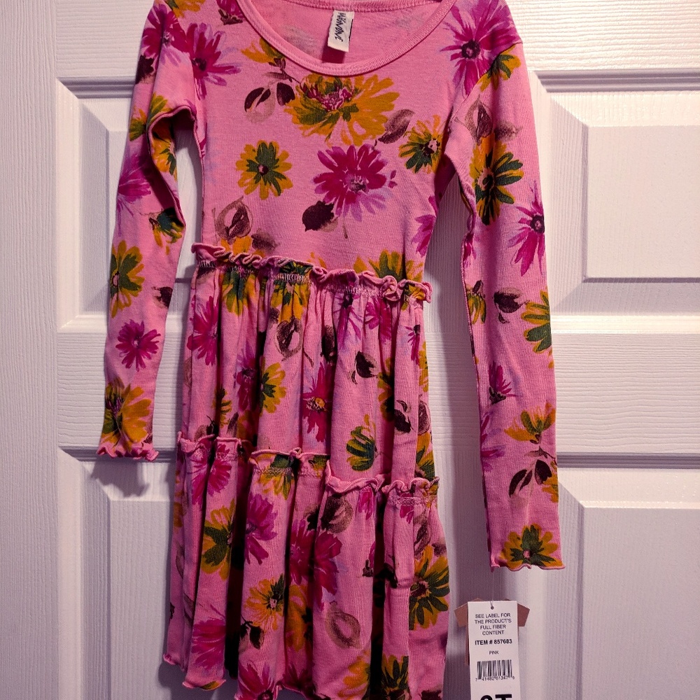 Girls flower dress by Mignone